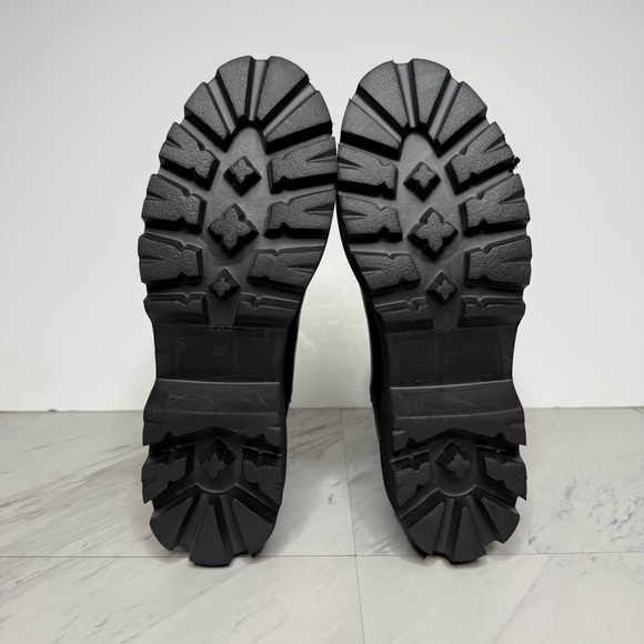 Cavalli Class Black Chelsea Lug Sole Platform Boot 37 - Picture 15 of 16